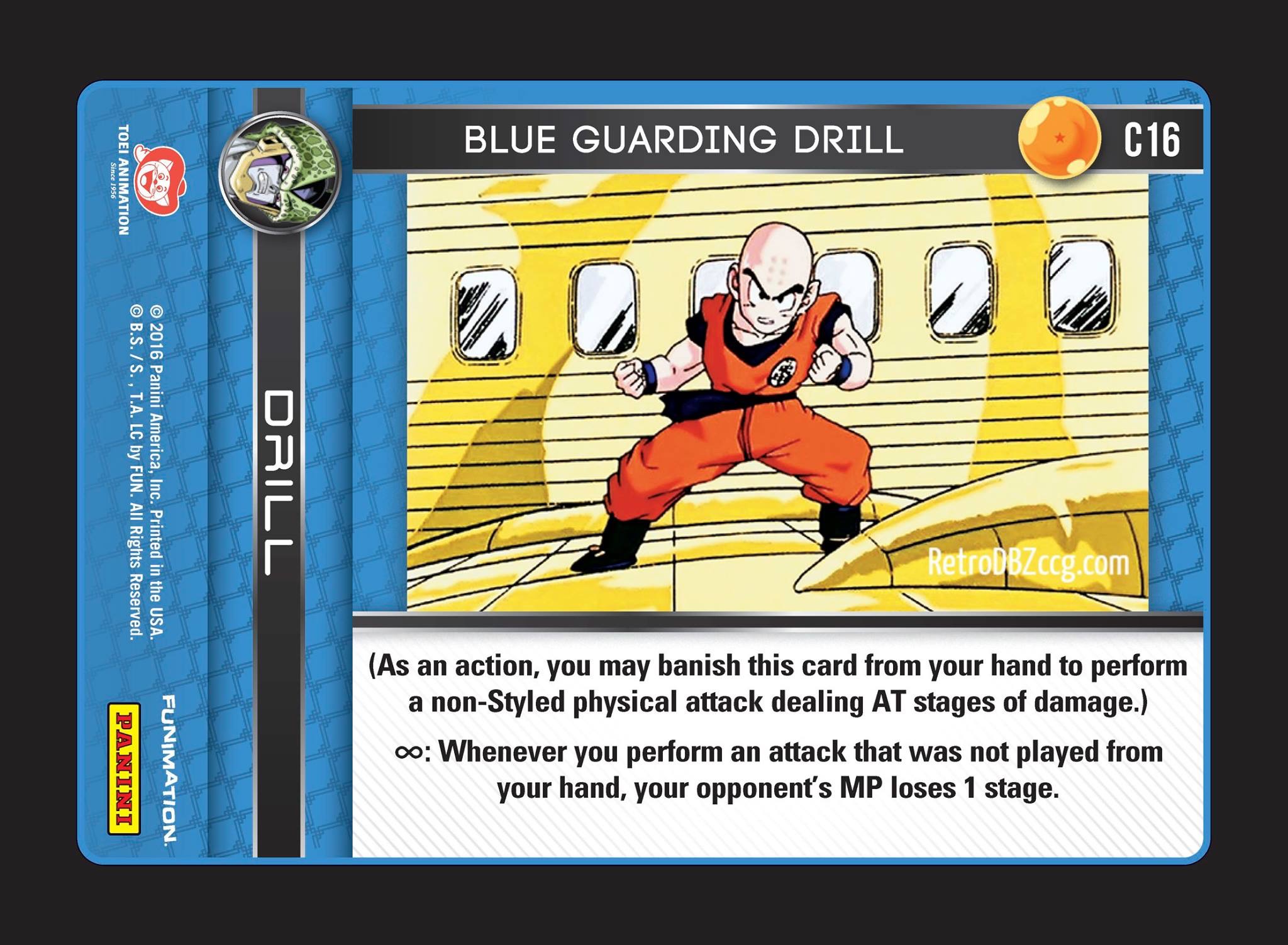 Blue Guarding Drill (FOIL)